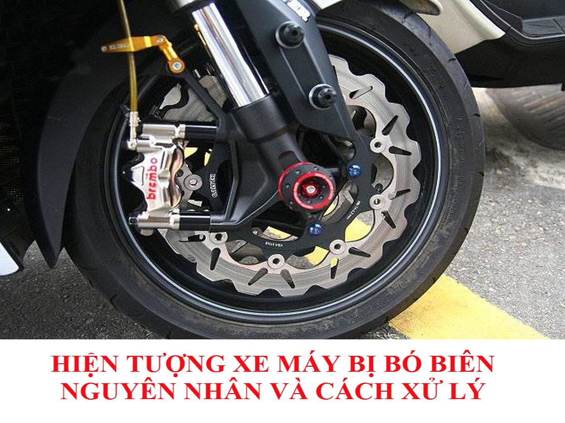 Xe máy bị bó biên