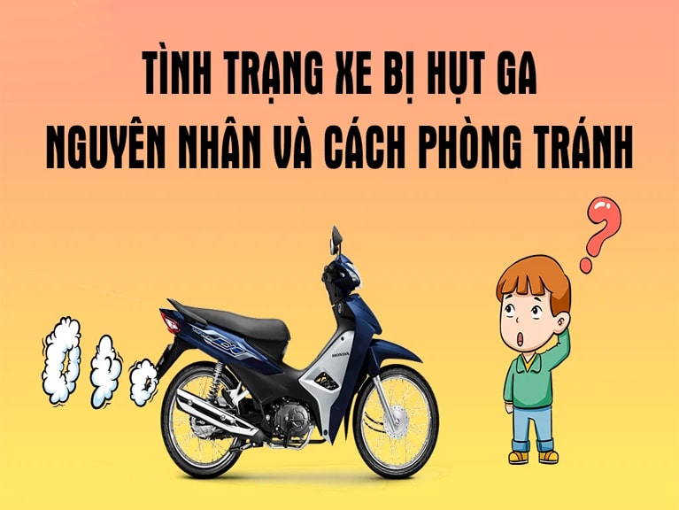 xe máy bị hụt ga